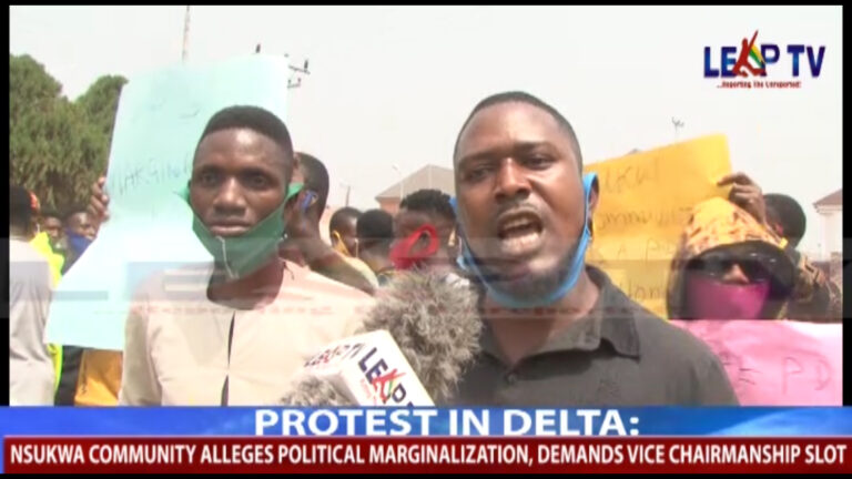 ALLEGED POLITICAL MARGINALIZATION: NSUKWA/ASHAMA COMMUNITIES PROTEST TO DELTA GOVT HOUSE