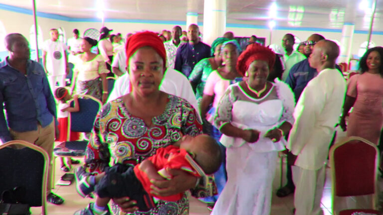 Mr and Mrs Ambrose Chukwunwike takes their son David Ifesinachi Nwachinemere Chukwunwike to church