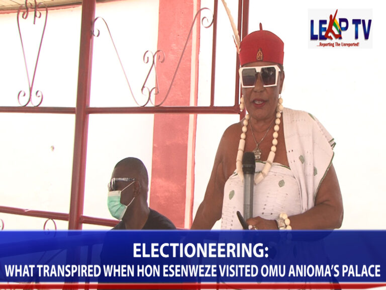 Electioneering: What played out when Hon Esenweze visited Omu’s Palace