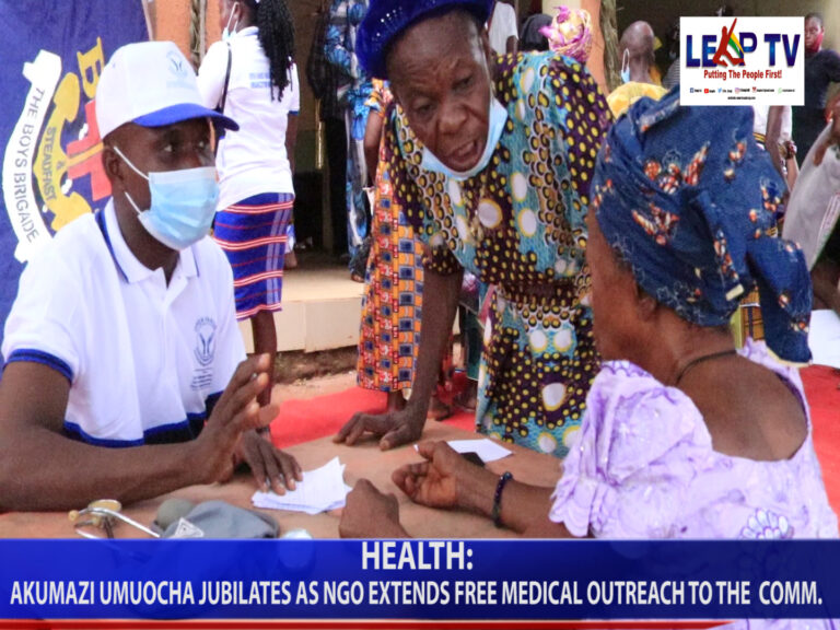 FREE MEDICAL OUTREACH: ENCOMIUMS AS NGO MEETS THE HEALTH NEEDS OF RURAL DWELLERS